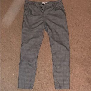 Cotton On Grey Plaid Oxford Trouser